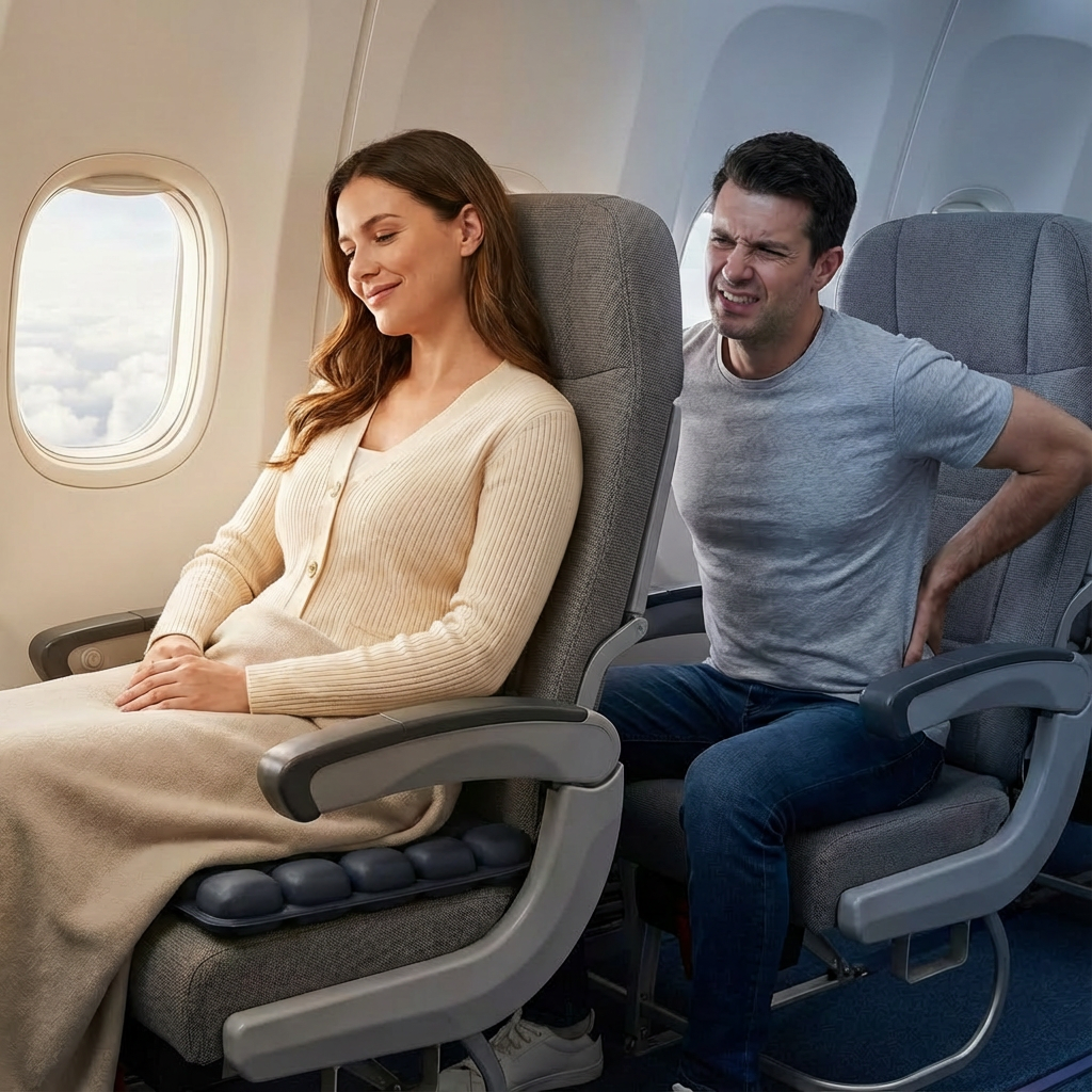 AirGrid™ Pain-Free Travel Cushion