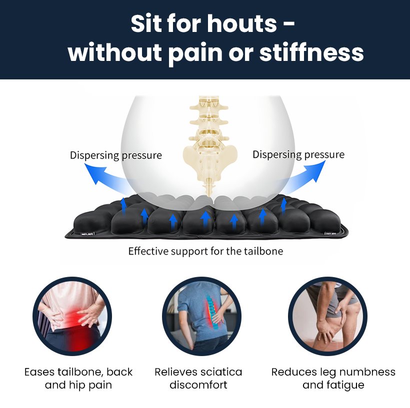 AirGrid™ Pain-Free Travel Cushion